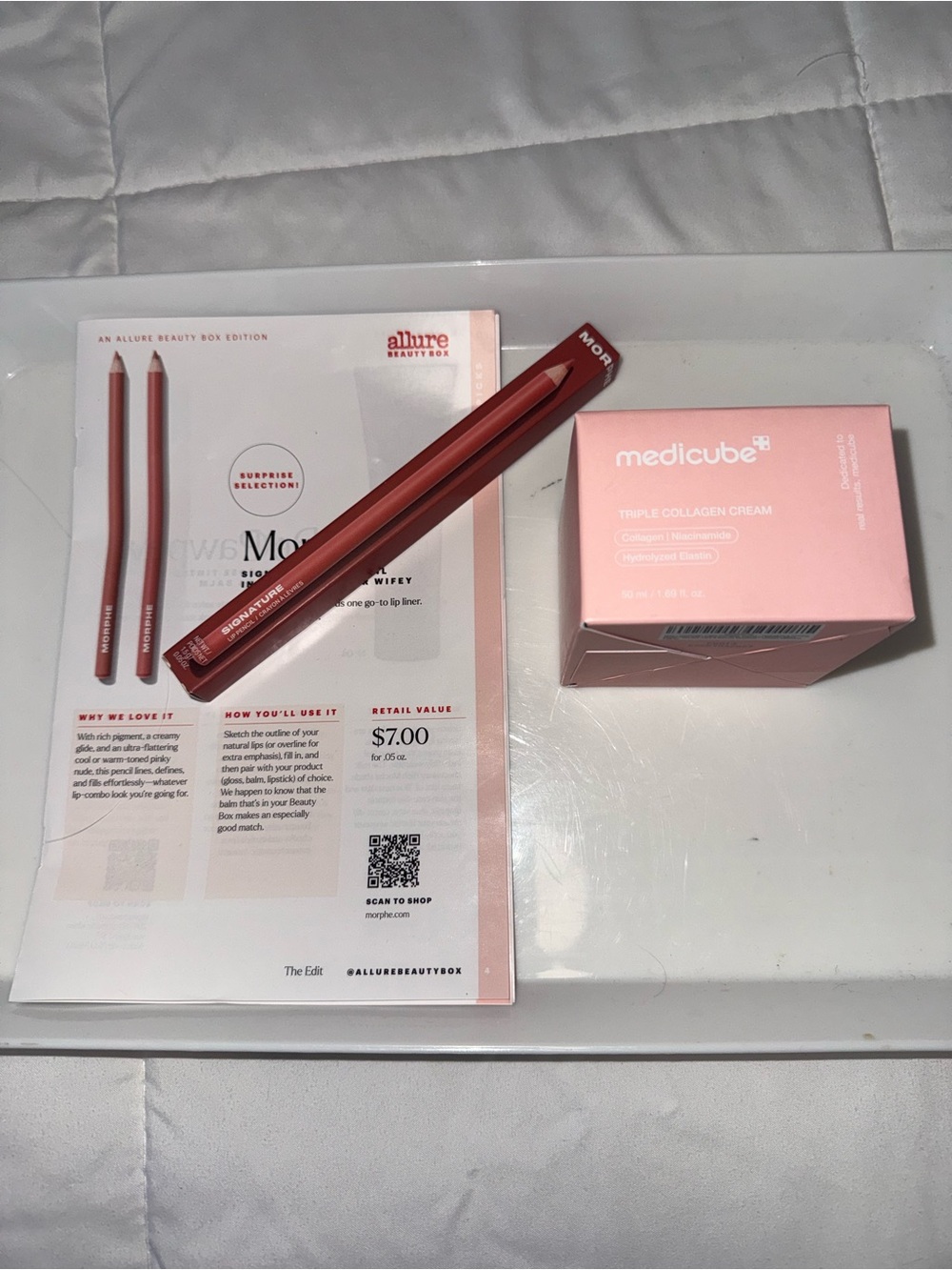 NIB-Triple Collagen Cream & morph signature pencil jr. suite